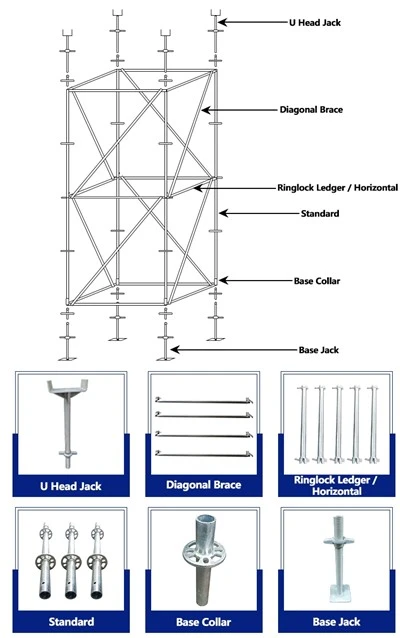 Komponente Ringlock Scaffold
